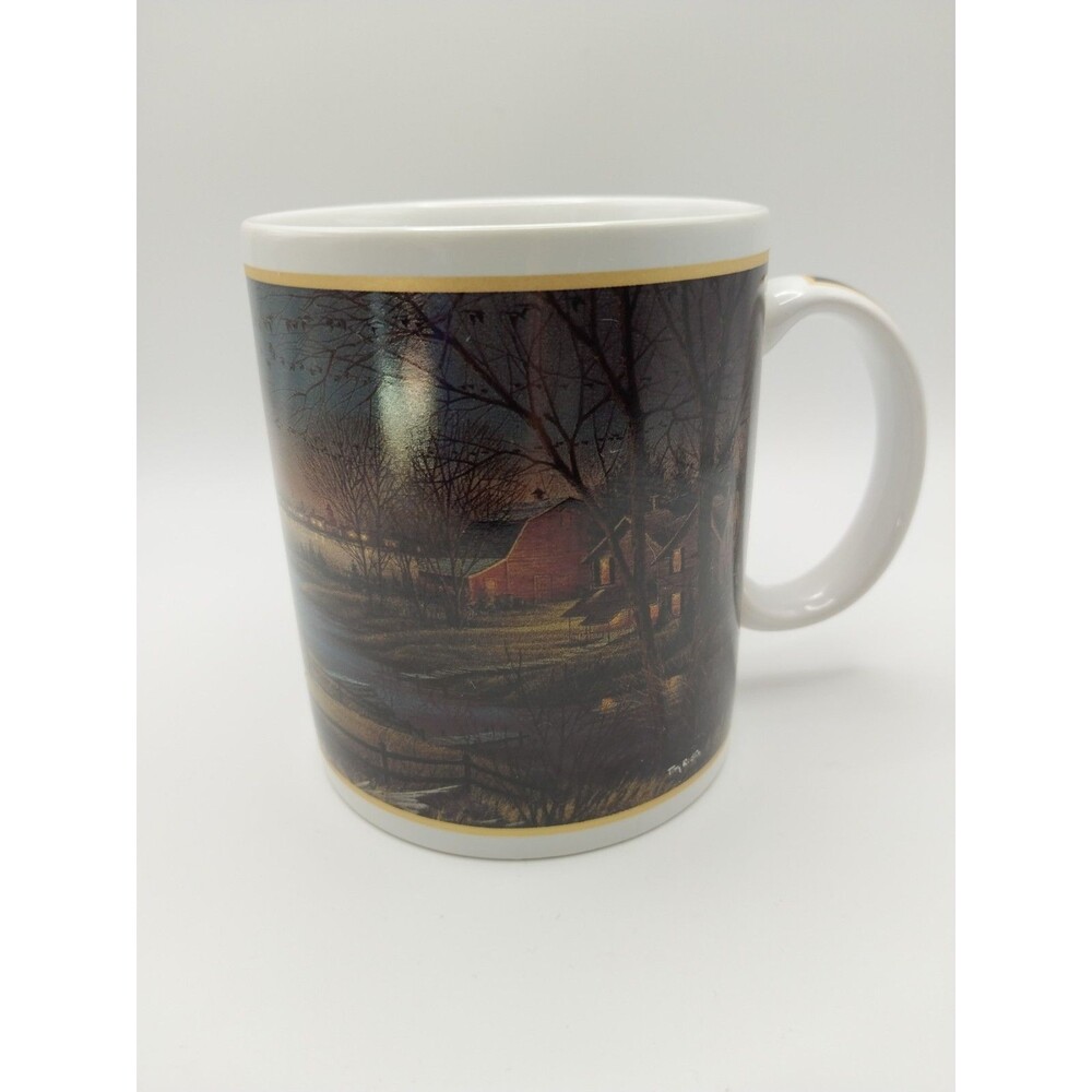 Terry Redlin 1997 Coffee Cup, Pure Contentment Edition, Vintage, Hand Painted